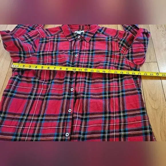 Croft & Barrow Women's Flannel Shirt Size XL - Picture 5 of 7